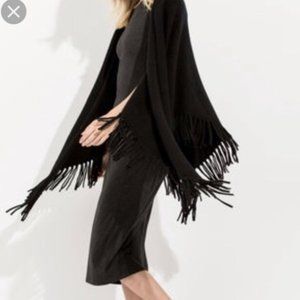 Kit & Ace - Burbank Cashmere Shawl - Black - OSO